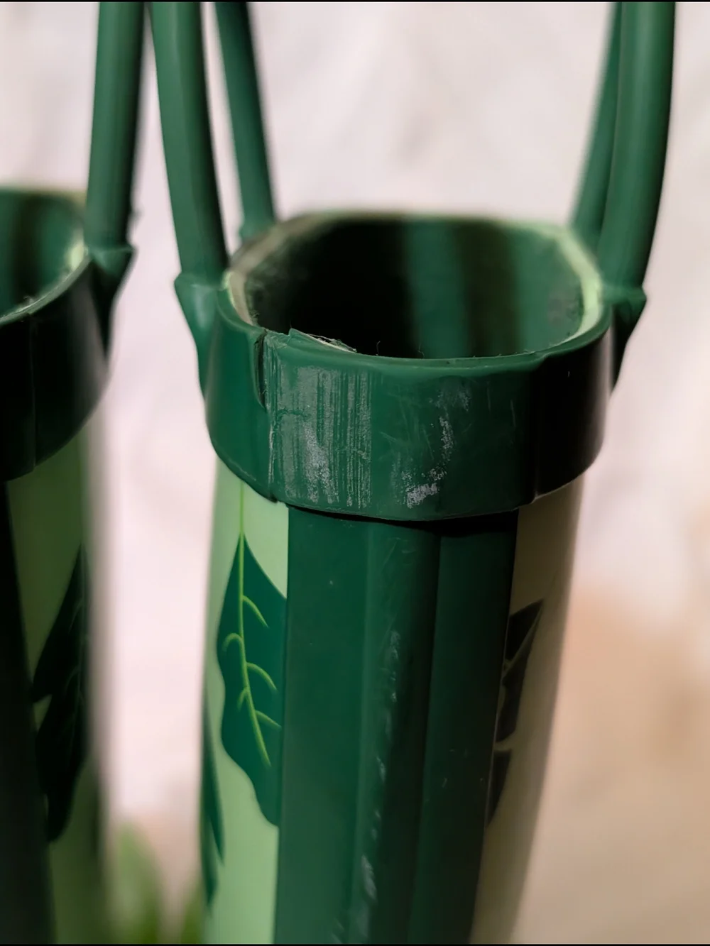 Cat & Jack Green Kids Rain Boots with Caterpillar Graphic
